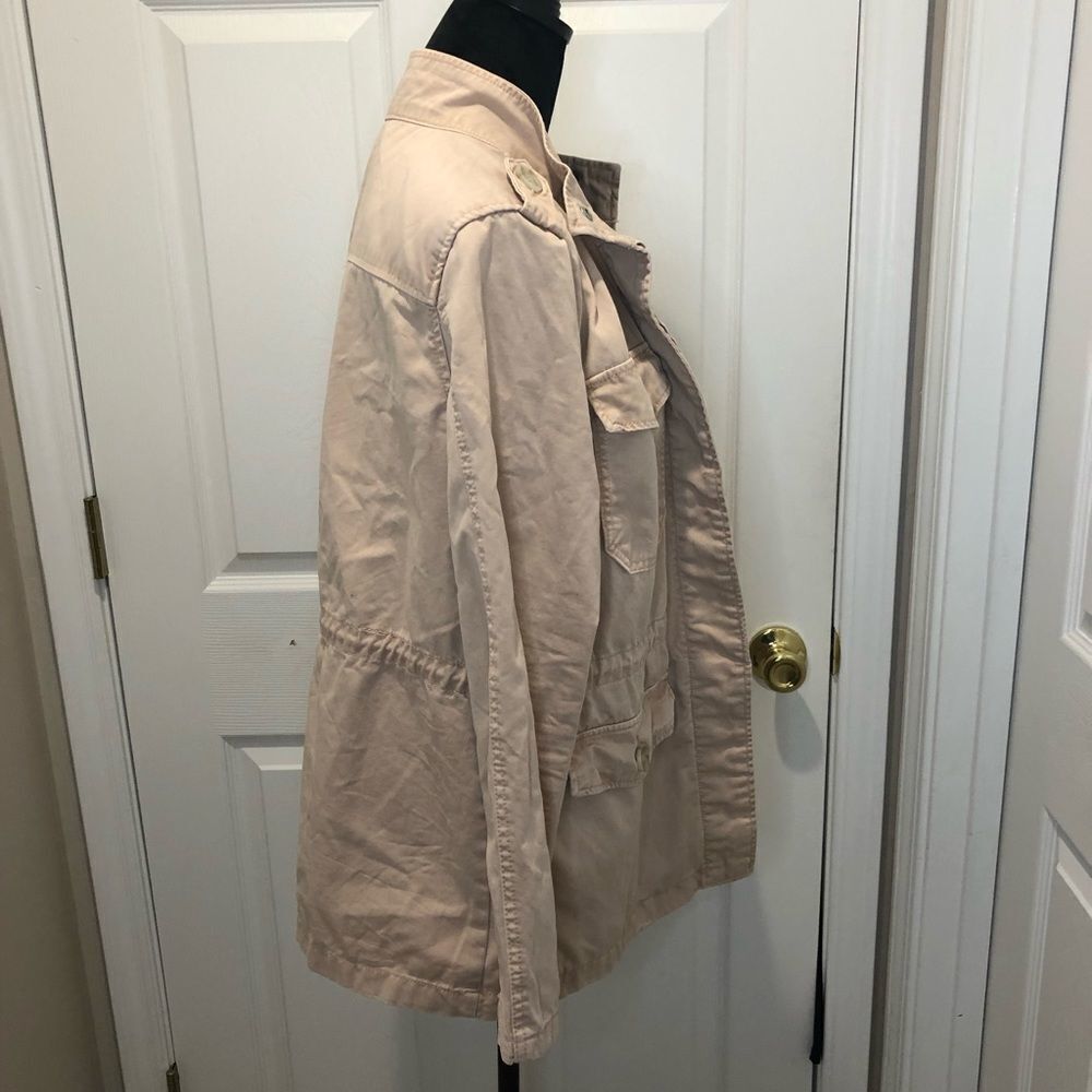 Kenzie Jeans blush pink long sleeve button front jacket size medium - Picture 8 of 12